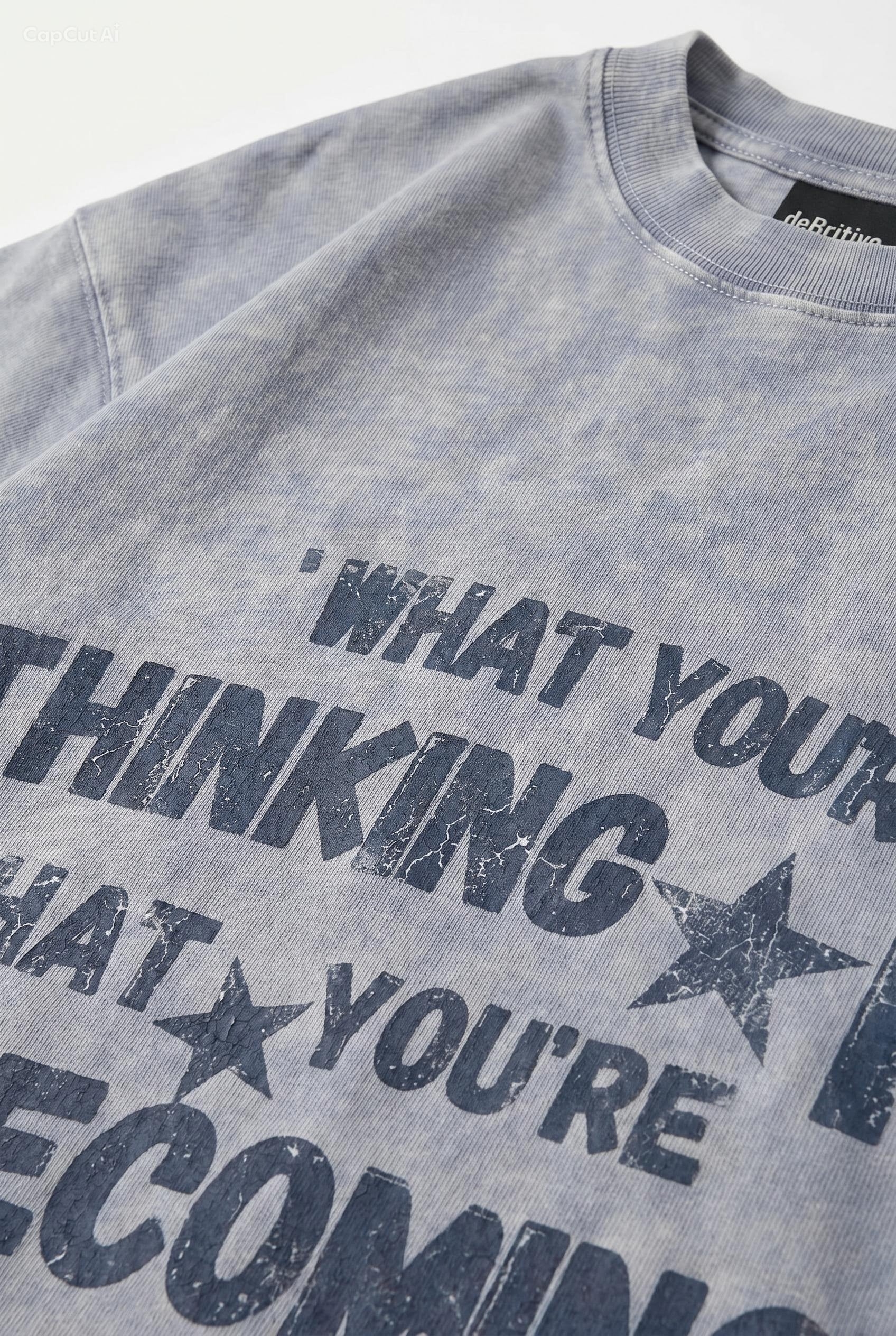 Wash Slogan T-Shirt