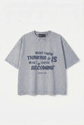 Wash Slogan T-Shirt