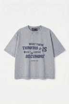 Wash Slogan T-Shirt